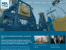 Tablet Screenshot of maritimedevelopments.com